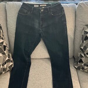 Men's Slim Straight Jeans in Deep Indigo